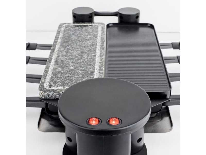 Раклет Грил за 8 Души с Въртяща се Основа H.Koenig RP360, 1200 W