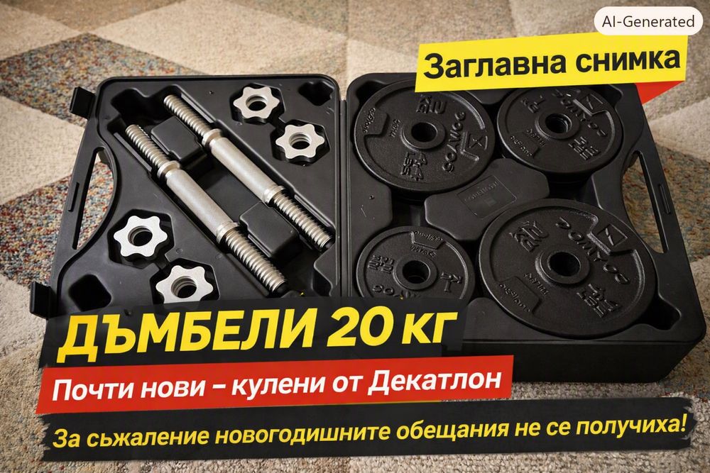 Дъмбели 20 кг Domyos