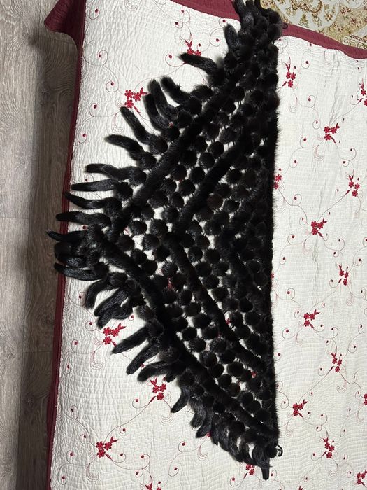 Шаль из норки