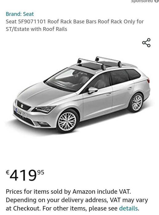 Оригинални греди за Сеат Леон 2013 - 2020