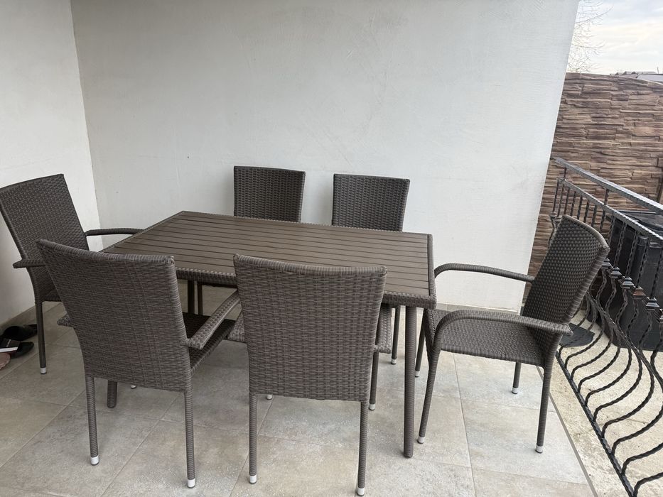 Set masa cu scaune terasa