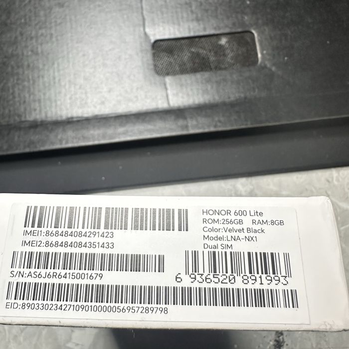 Honor 600 Lite 5g 256Gb