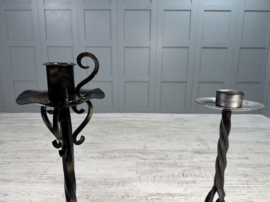 Свещници за под ковано желязо Р350