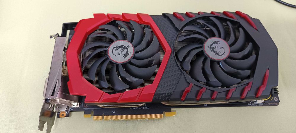 Placa video MSI Gaming GTX 1070 8G PROBLEMA