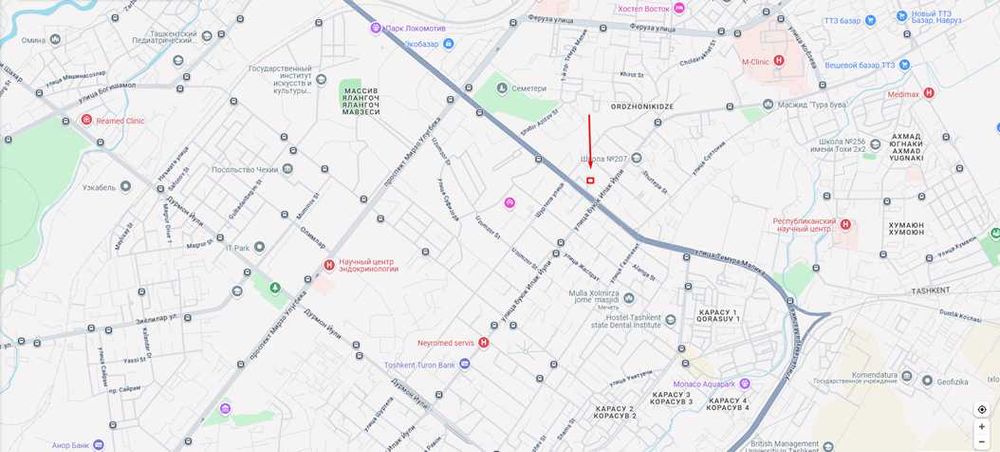 Срочно продается дом в Мирзо Улугбекском районе Центр Лунначарского