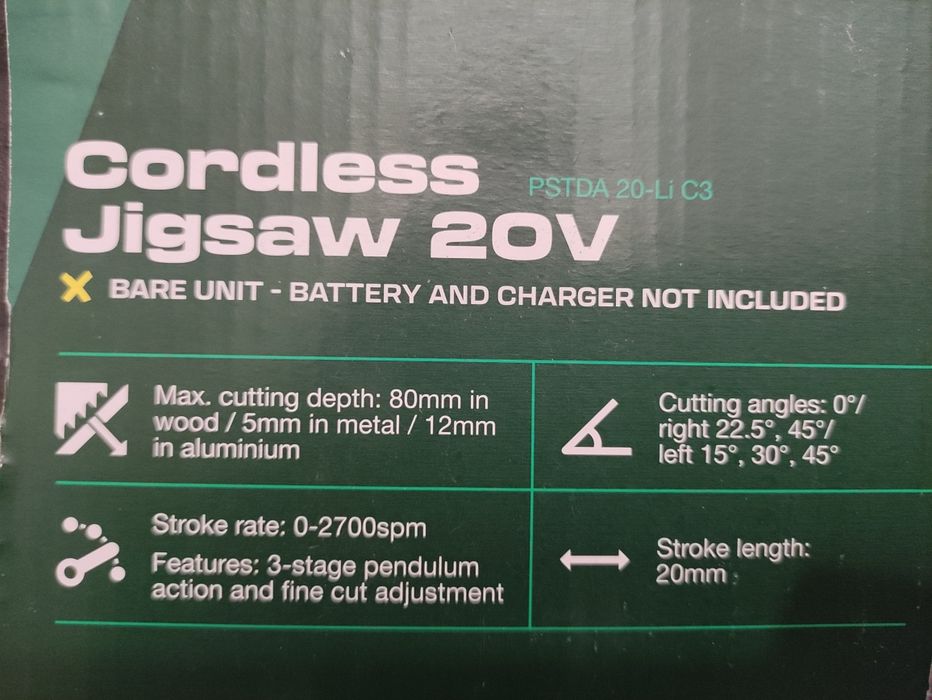 Fierastrau soricel pendular Parkside pe acumulator de 20 V