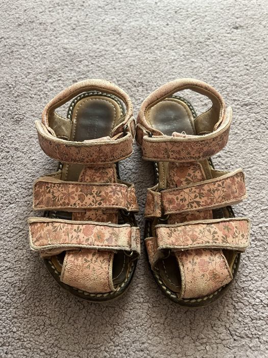 Sandale Wheat din piele, marime 29