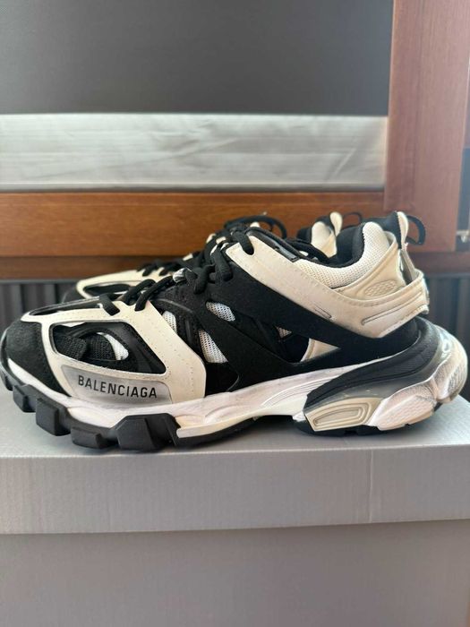 Balenciaga Track Suade 'Gray/Black/White' 40