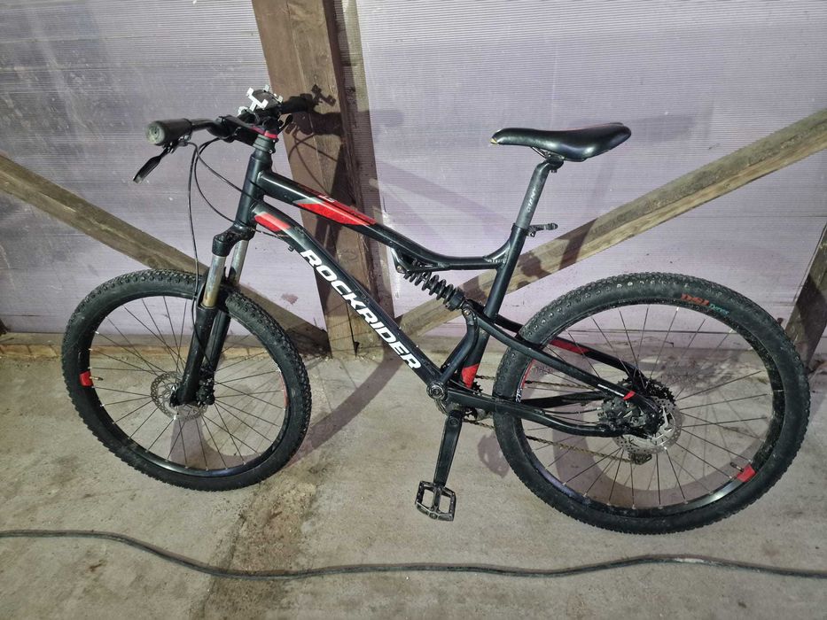 Bicicleta FullSuspention frane disc hidraulice roti mari 27.5 cadru XL