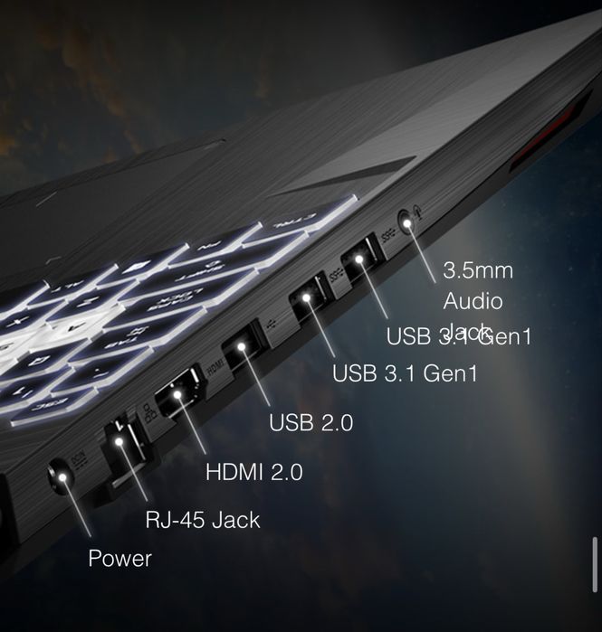Asus Tuf FX505GT GTX 1650, 16 GB Ram, 256 GB SSD, 1TB HDD