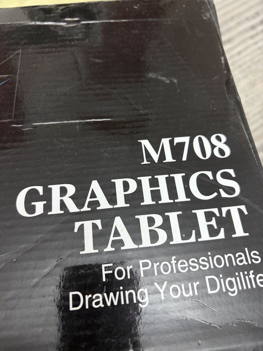 M708 GRAPHICS TABLET графический планшет для рисования без стилуса