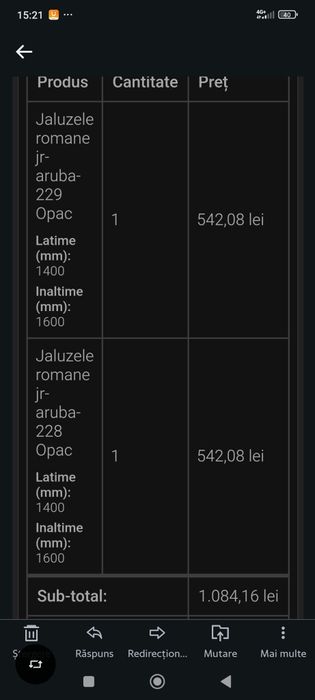 Jaluzele romane noi