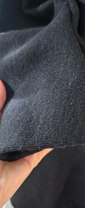 Palton negru COS, din lână