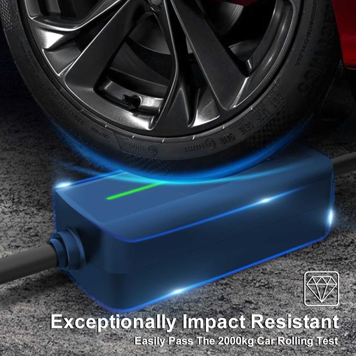 7 кВт Преносимо Зарядно Зарядна Станция Електромобил Зареждачка 32А 5М