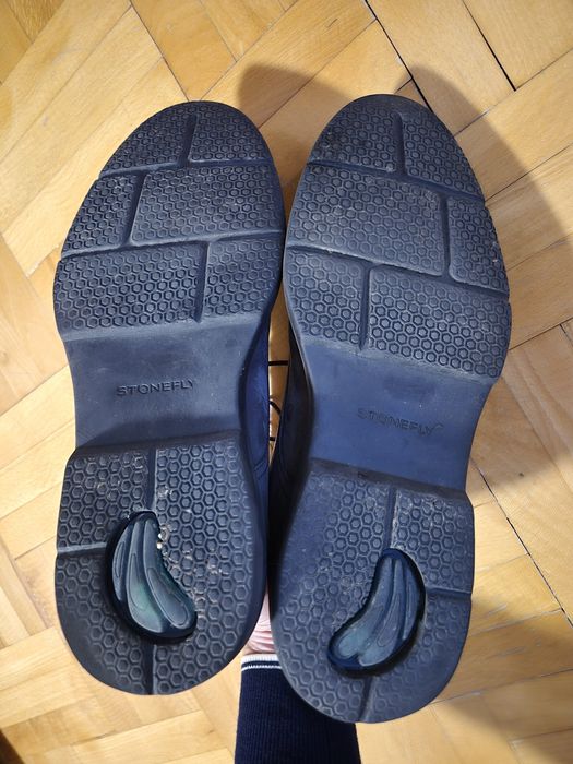 Ghete Bărbați Stonefly, Piele Nubuck Gri, Confort, Italian - 41