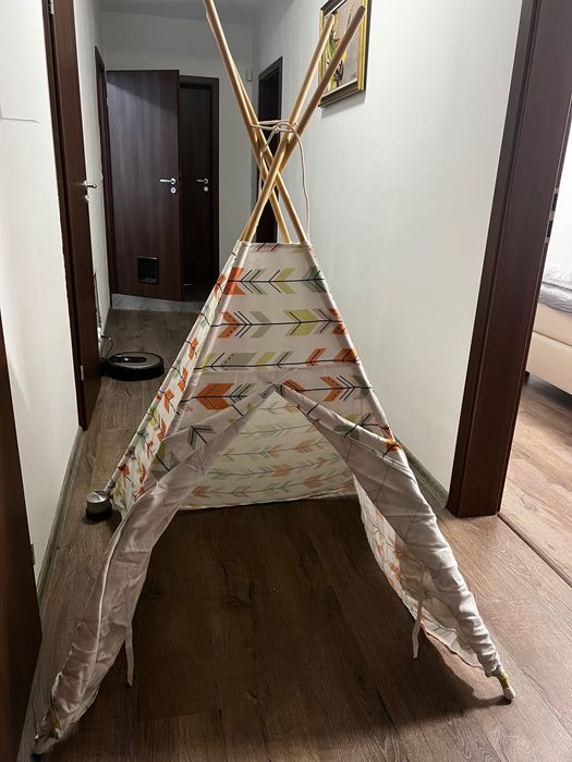 Продавам детска палатка тип типи (teepee)