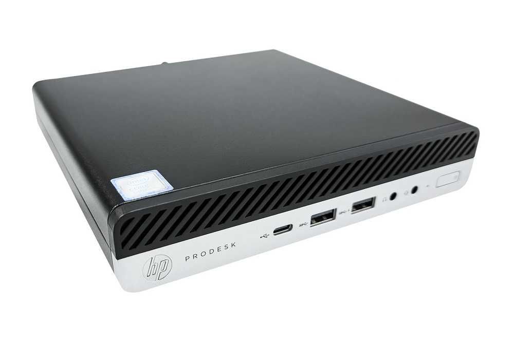 HP ProDesk 600 G5 Mini Pc i3-8100T 8-32GB 128-1TB w11p USB C 3ani gar