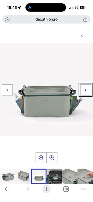 Mobilier de bucătărie de camping L, pliabil și cu protecție la vânt si CHIUVETĂ COMPACTĂ 10L PENTRU CAMPING - REZERVOR APĂ REZIDUALĂ