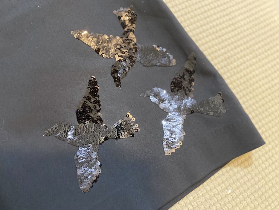 Черная мини юбка