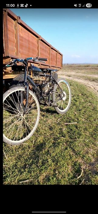 Bicicleta cu motor 2t