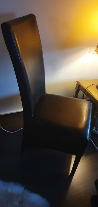 2 scaune piele stare perfectă living/bucătărie