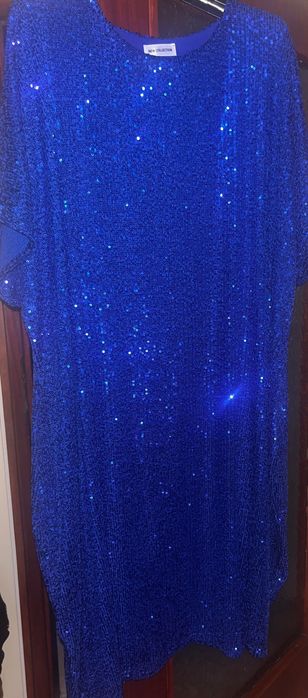 Официална  рокля с пайети