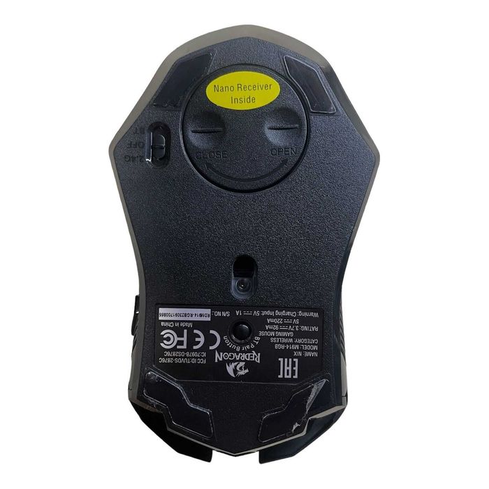 Мышь беспроводная/проводная  Redragon Nix USB+ 2.4G+ BT 5.0 DPI: 10000