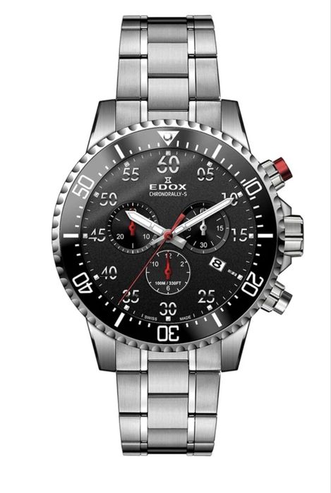 Edox Chronorally S Chronograph 44 mm.
