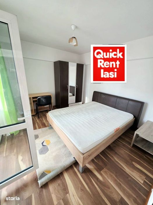 Pacurari Mimoza Apartament 2Camere Decomandat De Inchiriat 380eur