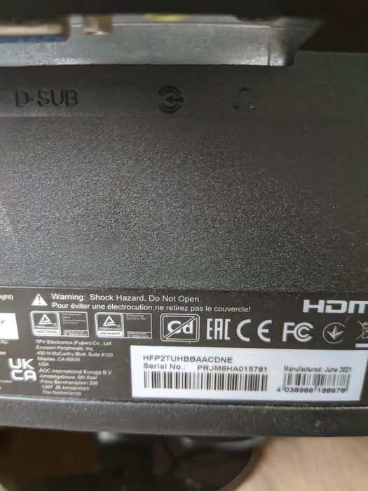 AOC27G2AE монитор геймърски