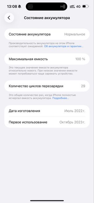 Iphone 15 Pro Max  256 gb 100 акб