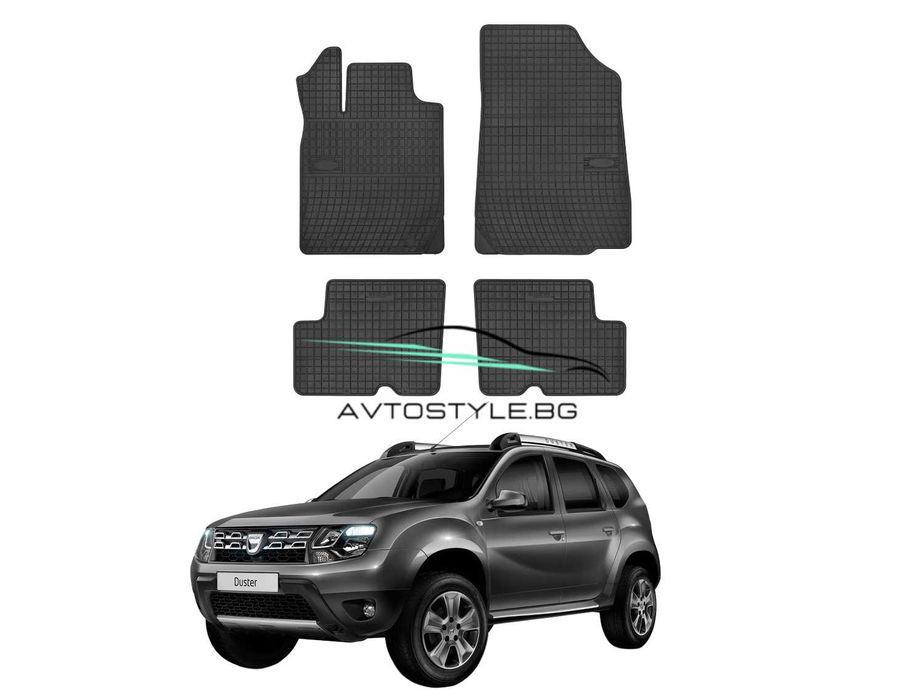 Гумени стелки зa Dacia Duster 2010-2018 г., Frogum - El Toro