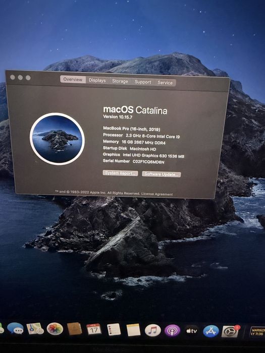 Vand  Macbook Pro, i7,  512 GB SSD,   nefolosit