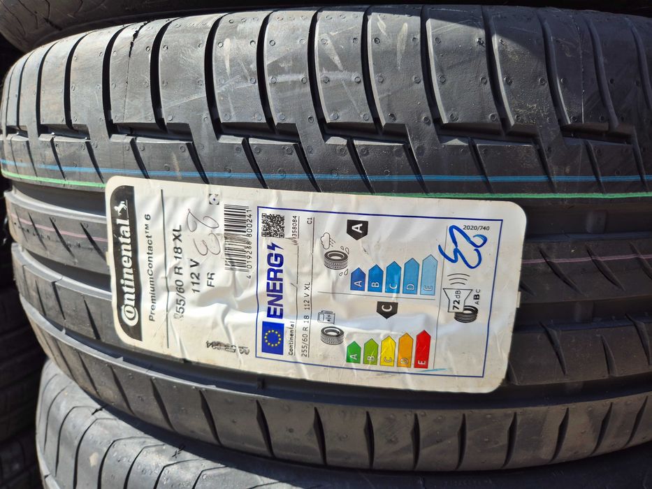 4 Anvelope de VARA - 255/60/18 112Y XL FR - Continental Premium Contact 6 - NOU - DOT 2024 !