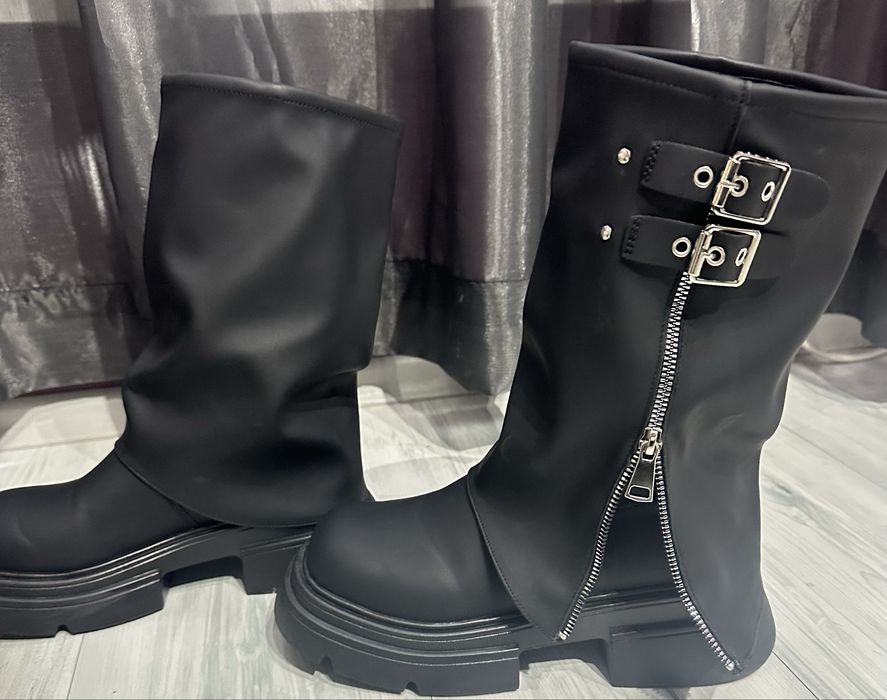 Модерни черни ботуши 38 номер