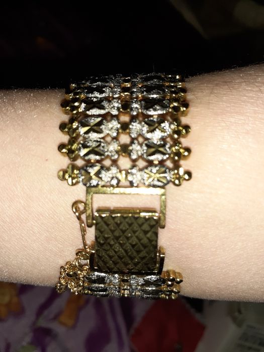 Браслет под золото, бижутерия