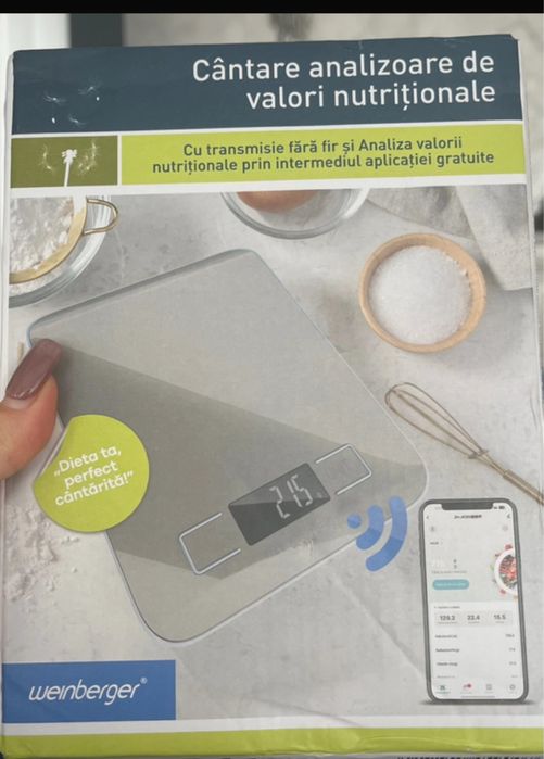 Cantar si analizator de valori nutritionale
