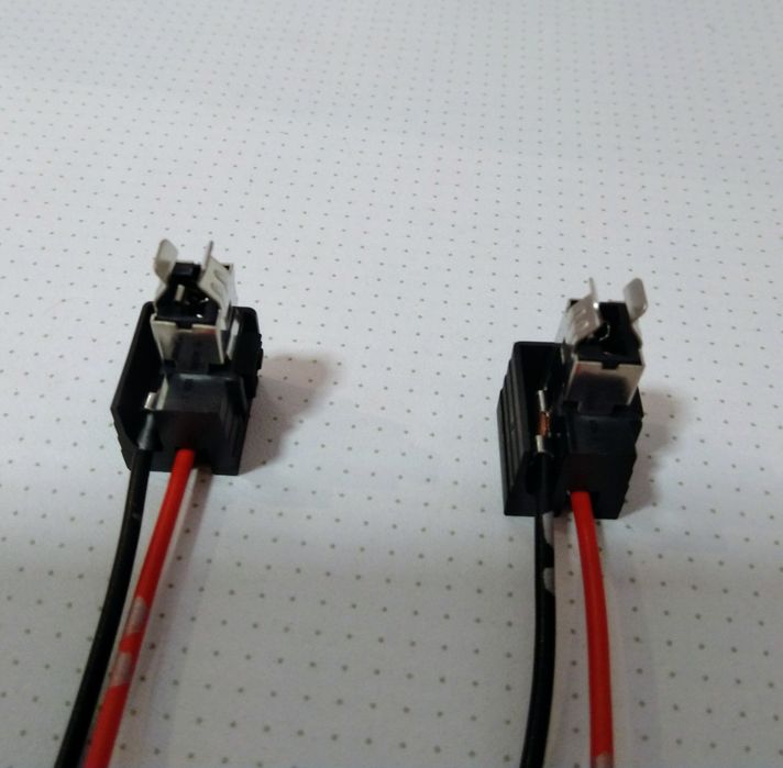 Mufe adaptoare de la bec H7 la bec H1 , mufa H1 cu 2 fire