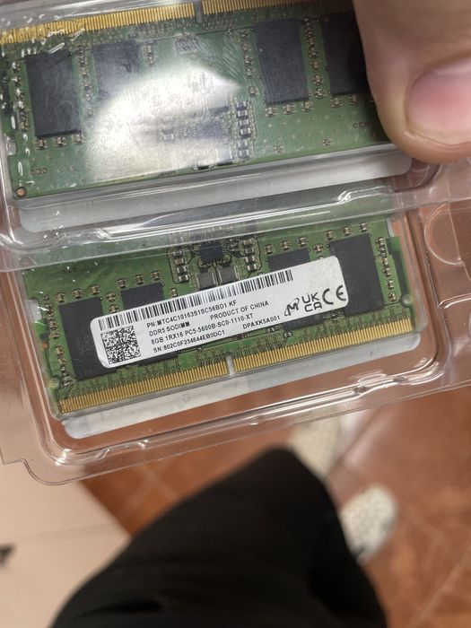 Озу для ноутбука ддр5 16гб