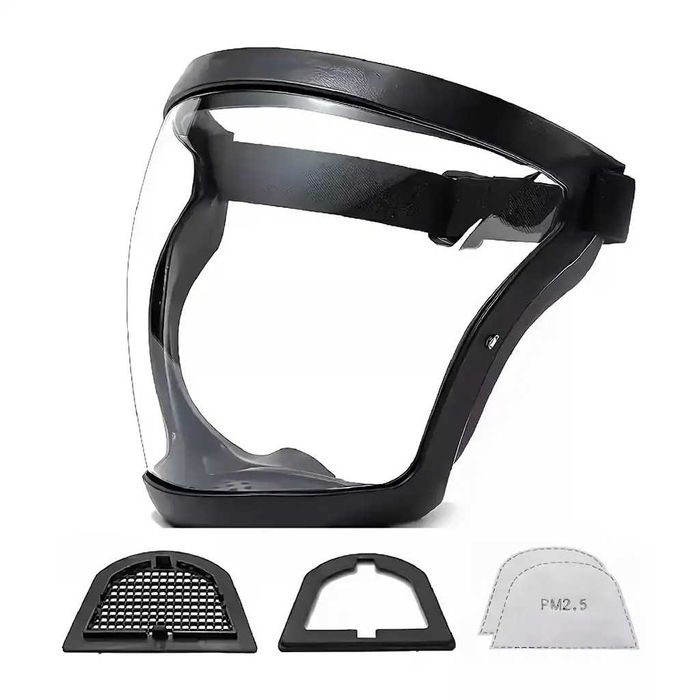 MASCA de PROTECTIE fata viziera bicicleta vopsitorie motocoasa stropit