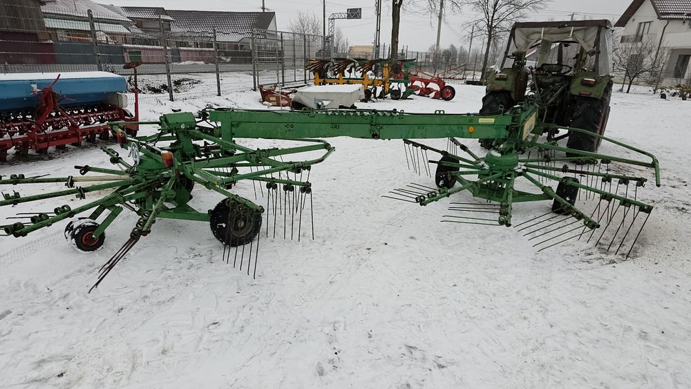 Grebla Greblatoare dubla doua rotoare 6.5 7 metri Stoll R 1400