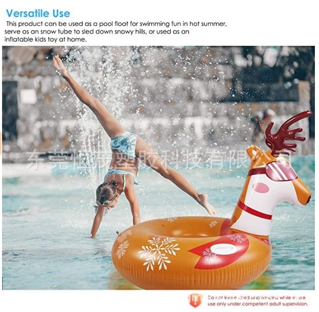 Надуваема шейна елен с удобни дръжки