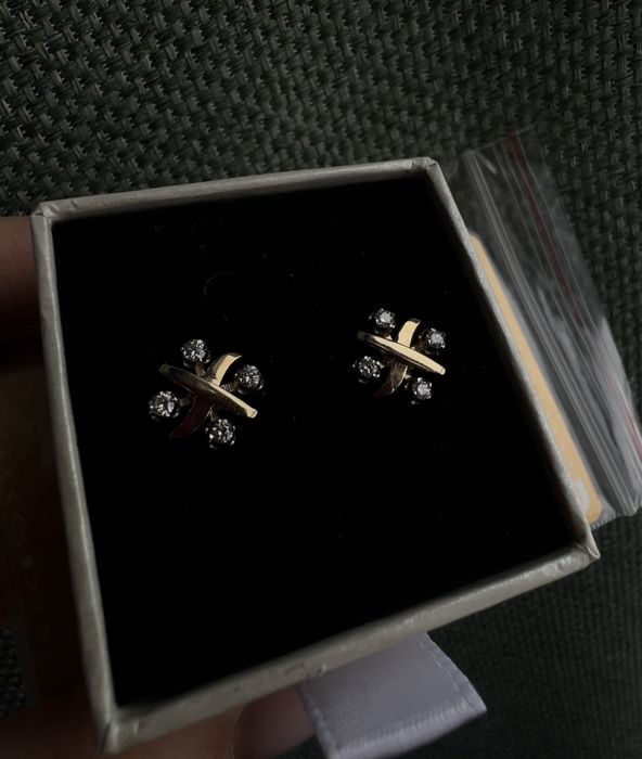 Бриллиантовый пусет