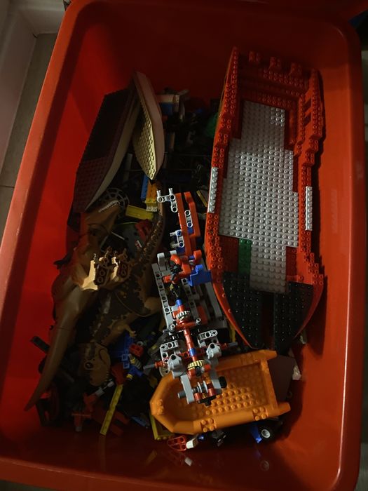 9кг лего с ящиком