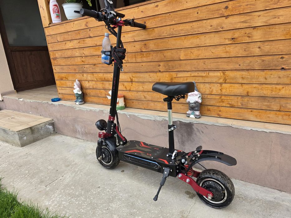 Trotineta electrica Boyueda Q7 Pro Max, 2x1600W, baterie 52V 28Ah