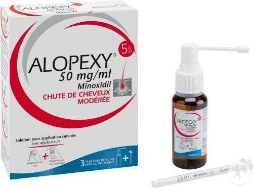 Alopexy minoxidil 5%  stimuleaza cresterea parului 3x60ml
