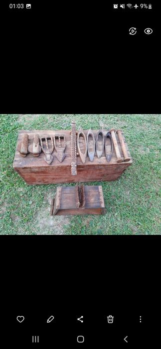 Elemente componente razboi de tesaut facute artizanal. Prahova anii 60