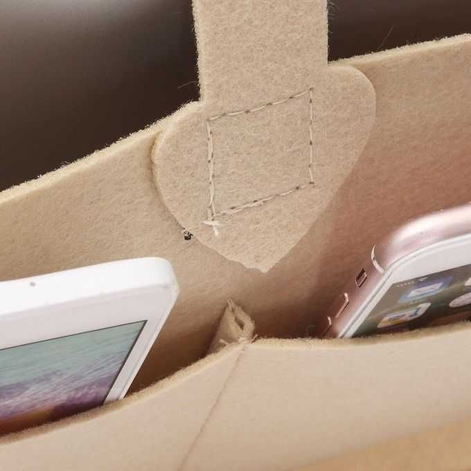 Мултифункционален органайзер за седалка на автомобил Бежов с 6 джоба