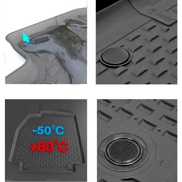 Гумени стелки за VW Passat B6 B7 B8 B9, стелки за Пасат