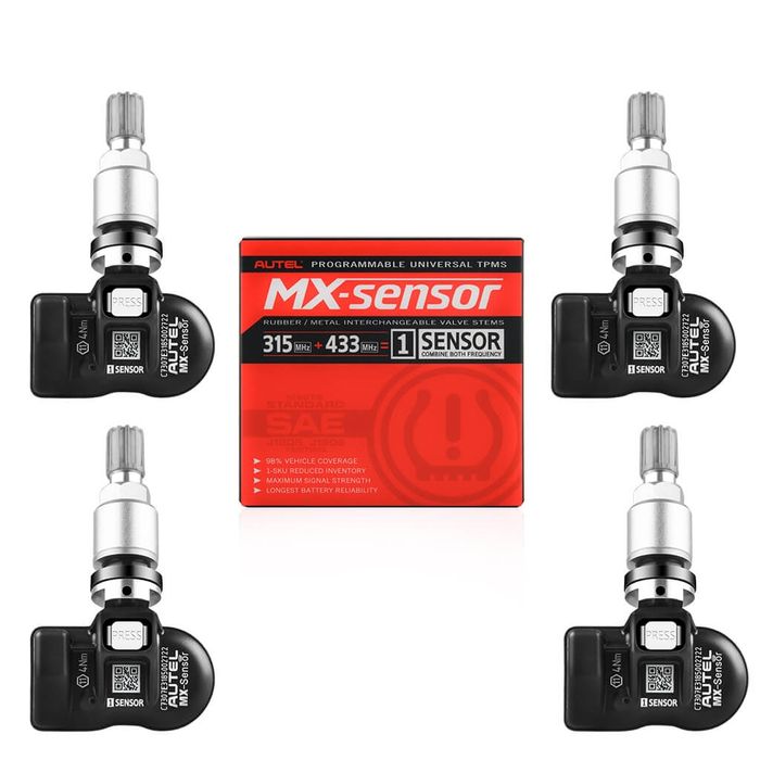 Autel mx sensor tpms, датчик, сензор за налягане в гумите с програмира